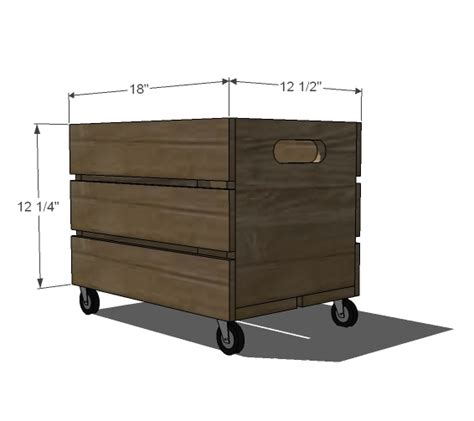 Wood Crate Carts Ana White