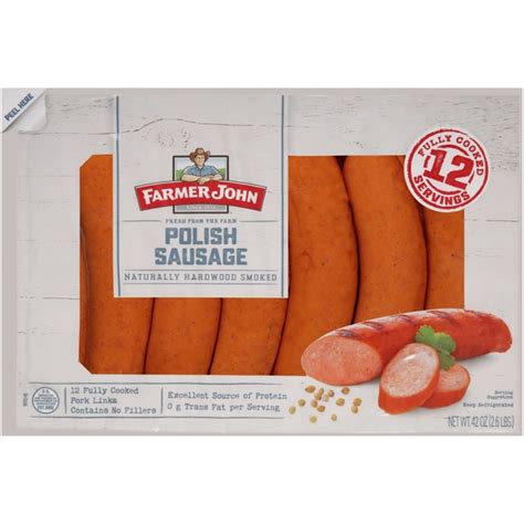 Farmer John Classic Smoked Polish Sausage (42 oz) from Smart & Final - Instacart