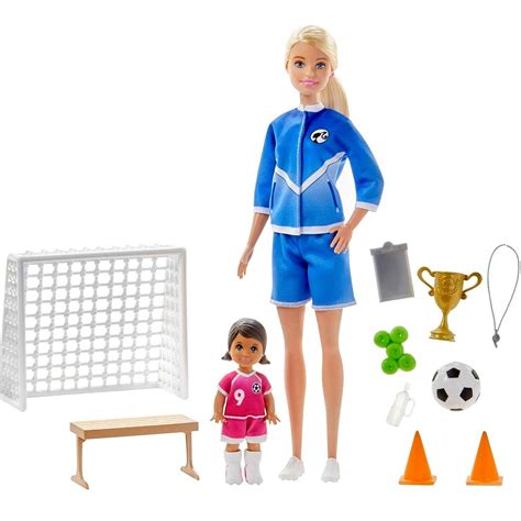Кукла Барби - Футбольный тренер (Barbie Football Training Playset with ...