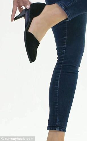 Runway heels can be transformed from heels into flats | Daily Mail Online