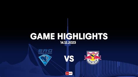 Game Highlights Erc Ingolstadt Vs Red Bull M Nchen Penny Del