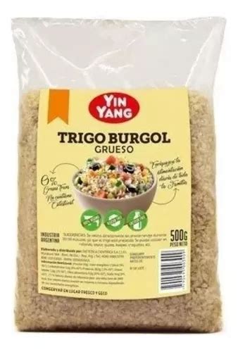 Trigo Burgol Grueso 500grs Yin Yang Mercadolibre