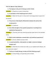 PSY 315 Module 4 Quiz Module 4 Pdf 1 PSY 315 Module 4 Quiz Module