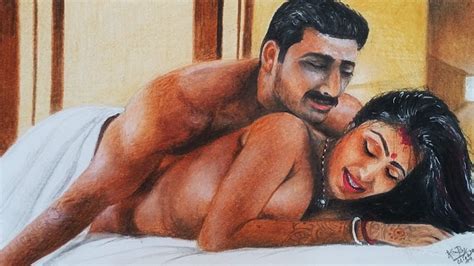 Erotic Art Or Drawing Of Sexy Indian Woman Enjoying First Night With Husband Pornhub Gay