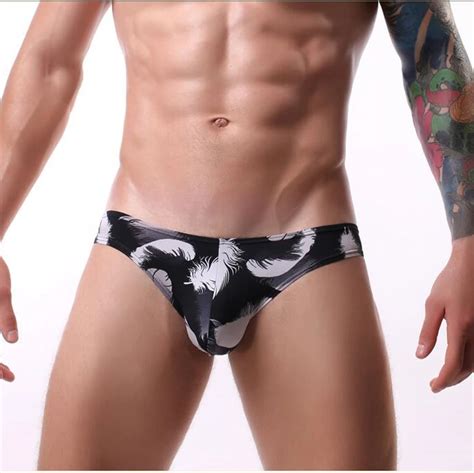 Cueca Masculina Sexy Convexa Roupa Ntima Tamanho Grande De Seda