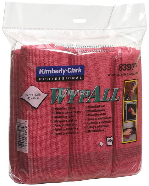 Салфетка Wypall из микрофибры 40 x 40 см - красная 170.05 грн