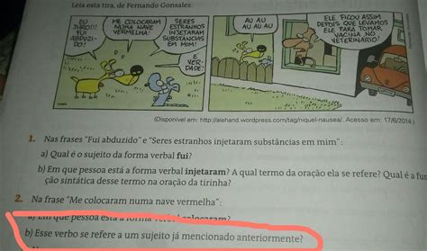Esse Verbo Refere-se A Um Sujeito Já Mencionado Anteriormente Qual