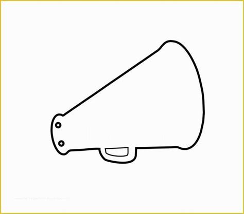 Paper Megaphone Template