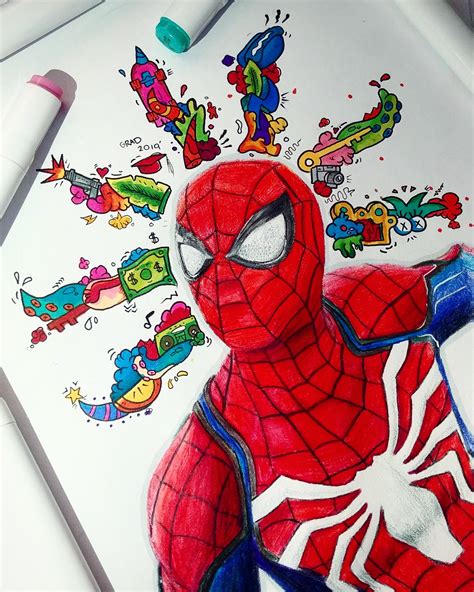 Total Imagen Doodle Spiderman Abzlocal Mx