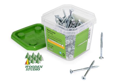 Шурупы по дереву ESSVE CUTTERS с покрытием Zinc Plated (оцинкованный) 4 ...