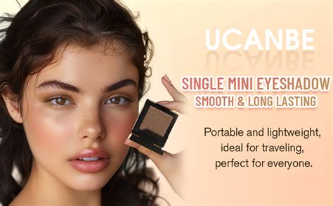 Amazon UCANBE Nude Single Eyeshadow Palette Highly Pigmented Matte Naked Eye Shadow