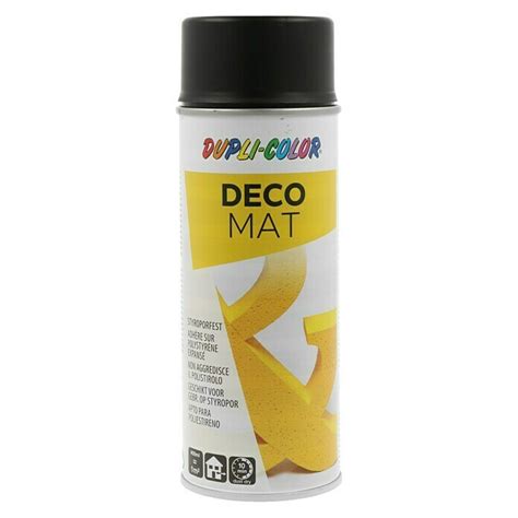 Dupli Color Deco Mat Acryl Lackspray Schwarz Ml Matt Bauhaus