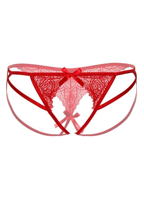 Daring Intimates Naomi Strappy Crotchless Tanga