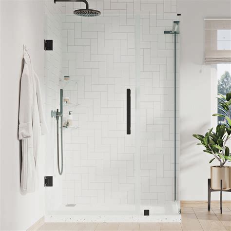 Corner Shower With Hinged Door at Kasey Bailey blog