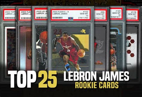 25 Best Lebron James Rookie Card Price Guide & Checklist