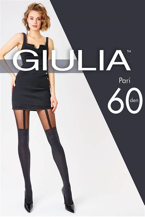 Колготки с имитацией чулок giulia pari 60 — цена 180 грн в каталоге ...