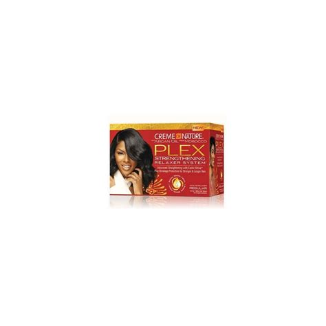 Creme Of Nature Argan Oil Plex Strengthening Relaxer System Regular 123hair