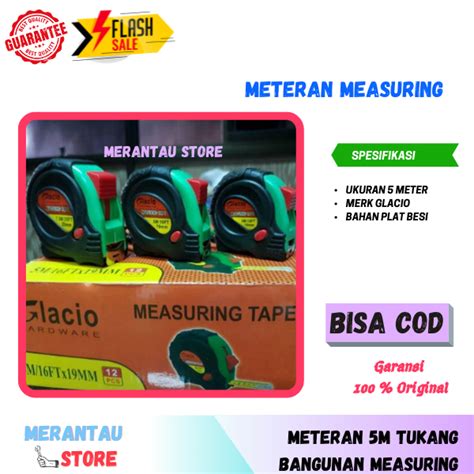 Meteran Tukang Bangunan Meteran M Tukang Bangunan Roll Meter M