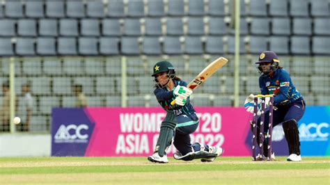 2nd Semi Final Of Women S Asia Cup Sri Lanka Beat Pakistan By One Run