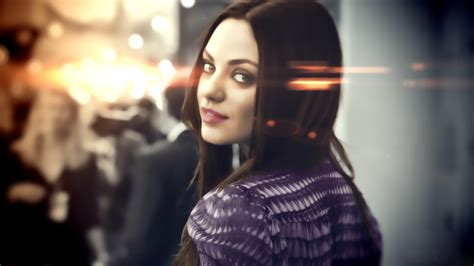 Mila Kunis Celebrities Woman Brunette Beauty Blue Eyes Photography Wallpaper Celebrities