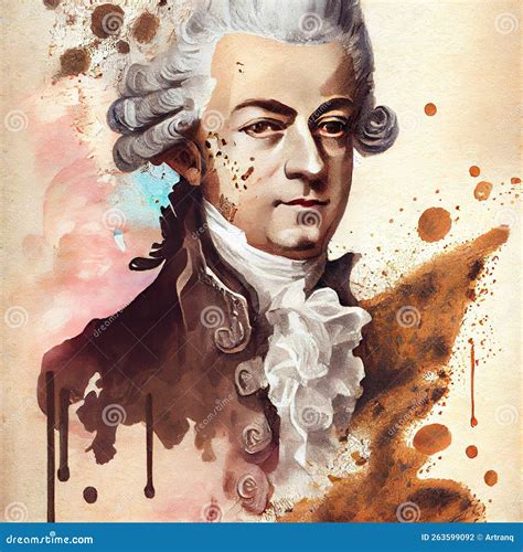 Dnepr Ukraine December 5 2022wolfgang Amadeus Mozart Is Depicted In