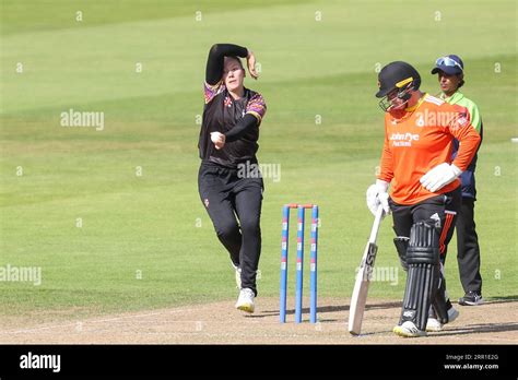 Katie George Bowling For Sparks Taken In Birmingham Uk During The