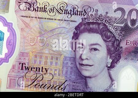 The 2020 polymer £20 pound note from the Bank of England featuring ...