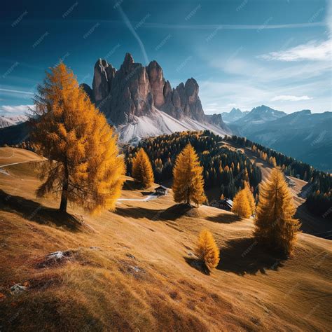 Premium AI Image | Dolomites landscape