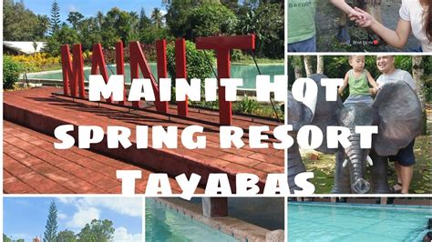 Mainit Hot Spring Resort Tayabas Gala Vlog Terence Youtube