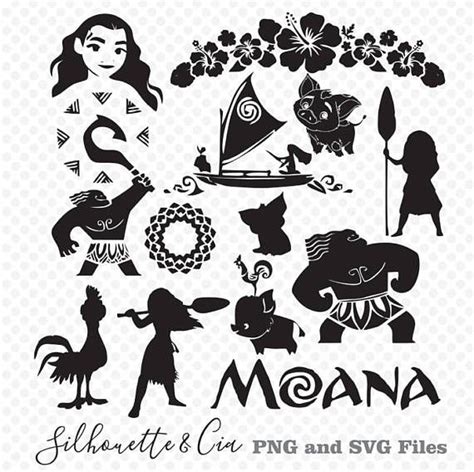 Moana Svg Bundle Moana Clipart Moana Cut Files Moana Svg Artofit