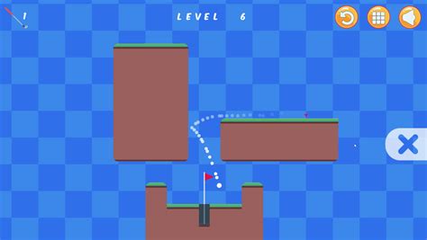 🕹️ Play Mini Golf 2D Game: Free Online Flat Sideview Minigolf Game: Get ...