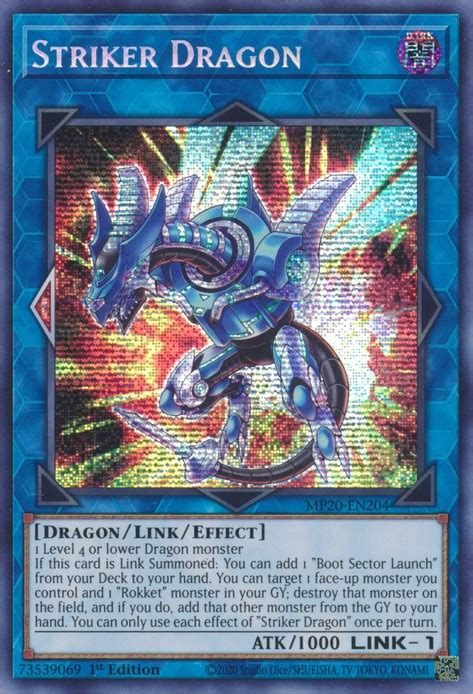 Striker Dragon 2020 Tin Of Lost Memories YuGiOh