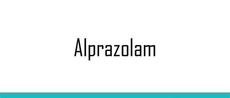 Alprazolam