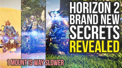 Horizon Forbidden West Brand New Development Secrets Revealed