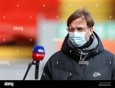 Liverpool Manager Jurgen Klopp Arriving Before The Premier League Match