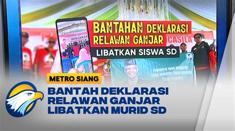 Sd Di Lampung Selatan Bantah Ada Deklarasi Relawan Ganjar Youtube