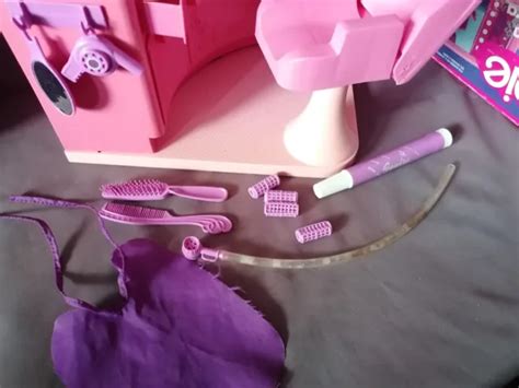 Salon De Coiffure Barbie Mattel Eur Picclick Fr