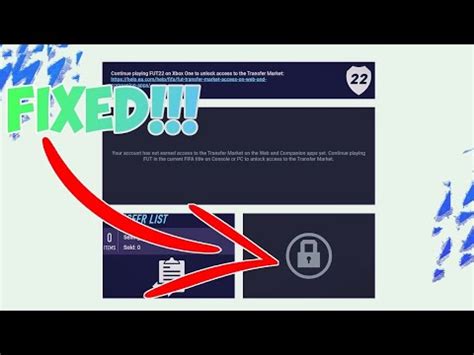 FIFA 23 HOW TO GET YOUR TRANSFER MARKET UNLOCKED ON WEB APP COMPANION