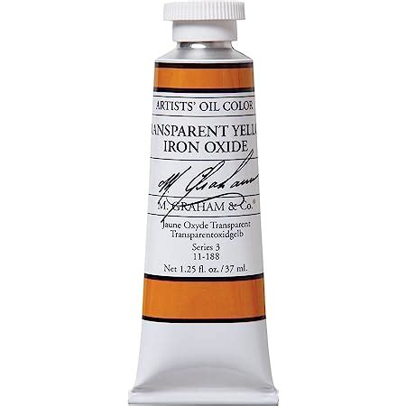 Amazon M Graham Artist Oil Paint Transparent Yellow Iron Oxide