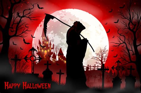 Grim Reaper Silhouette Vector Images Over 1400