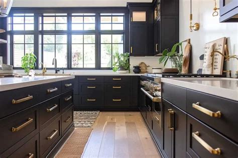 50+ Jaw-Dropping Black Kitchen Cabinet Designs You Need to See ...