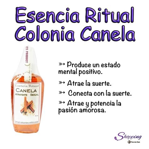 Esencia Ritual Tipo Colonia Canela