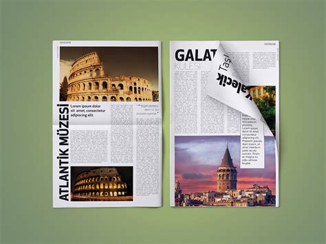 newspaper design on Behance