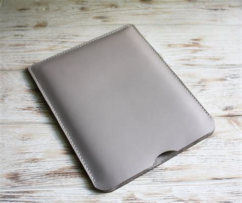 Gray Leather Surface Go Sleeve Surface Pro 7 8 Case Leather Surface