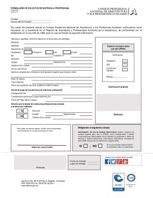 Completable En línea cpnaa gov Consignacin No FORMULARIO DE SOLICITUD