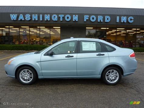 Light Ice Blue Metallic Ford Focus Se Sedan Photo