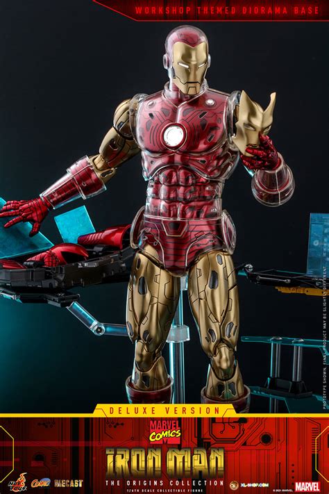 Hot Toys Cms D Marvel Comics Th Scale Iron Man Collectible Figure Deluxe Version