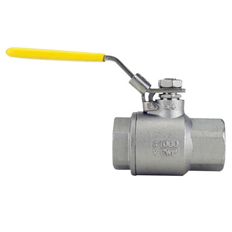 Apollo 34 In Stainless Steel Fnpt X Fnpt Full Port Ball Valve With