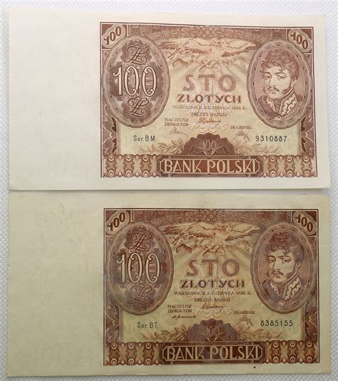 Banknoty Z Otych Lot Szt St Archiwum Niemczyk Pl