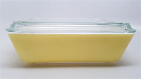 Vintage Yellow Pyrex Refrigerator Dishes Yellow Pyrex Etsy